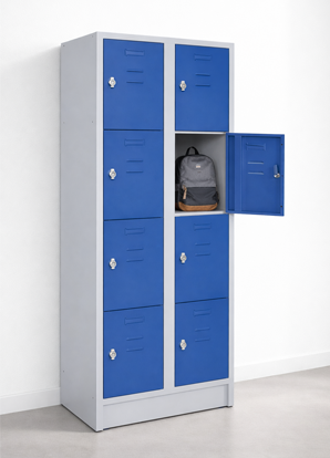 Viola Fächerschrank 4 übereinander